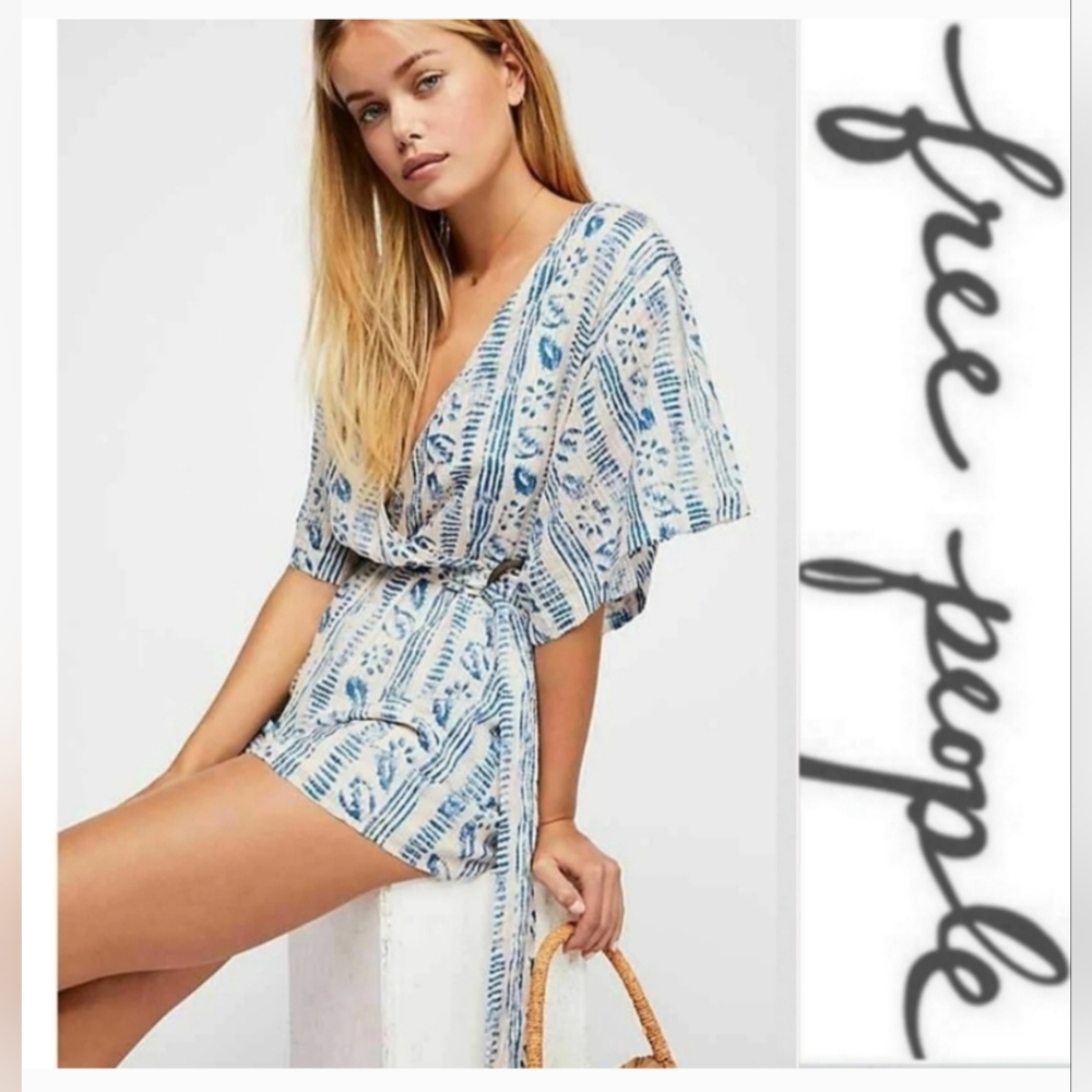FREE PEOPLE put a ring on it romper xs